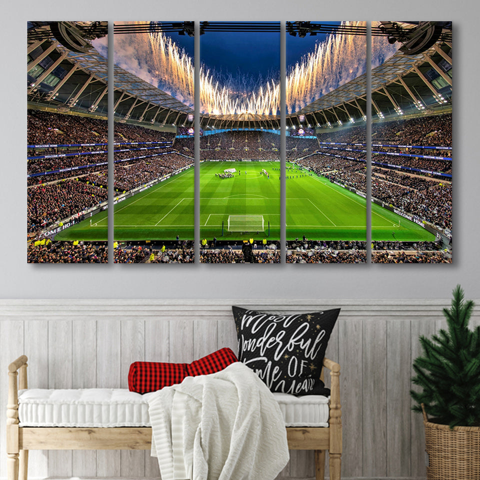 Tottenham hotspur Stadium, Stadium Canvas, Sport Art, Gift for him, Multi Panels B, Canvas Prints Wall Art Decor