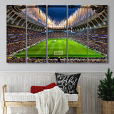 Tottenham hotspur Stadium, Stadium Canvas, Sport Art, Gift for him, Multi Panels B, Canvas Prints Wall Art Decor