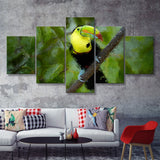 Toucan Bird Contemporary 5 Piece Canvas Prints Wall Art Decor - Painting Canvas, Multi Panels