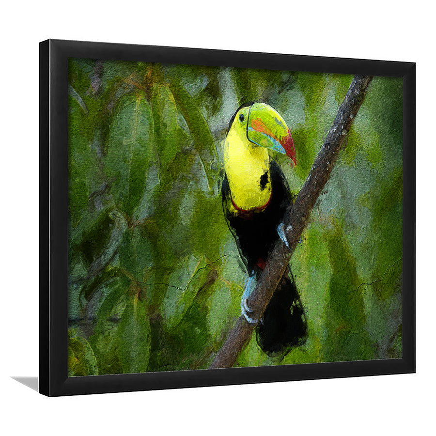 Toucan Bird Contemporary Framed Art Prints Wall Decor - Painting Prints, Framed Picture, Home Decor