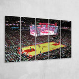 Toyota Center Arena, Stadium Canvas, Sport Art, Gift for him, Multi Panels B, Canvas Prints Wall Art Decor