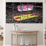 Toyota Center Arena, Stadium Canvas, Sport Art, Gift for him, Multi Panels B, Canvas Prints Wall Art Decor