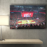 Toyota Center Wall Art Houston Rockets Stadium Canvas Prints Basketball,Sport Stadium Art Prints, Fan Gift, Wall Decor