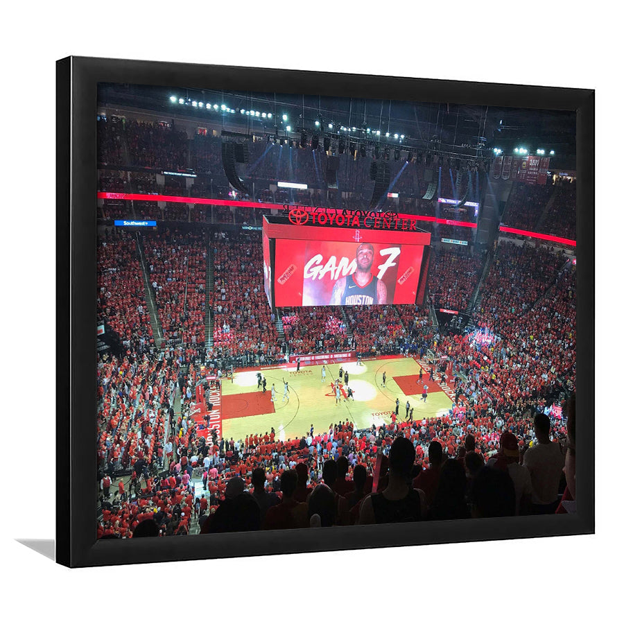 Toyota Center Wall Art Houston Rockets Stadium Art Prints Basketball,Sport Stadium Art Prints, Fan Gift, Wall Decor