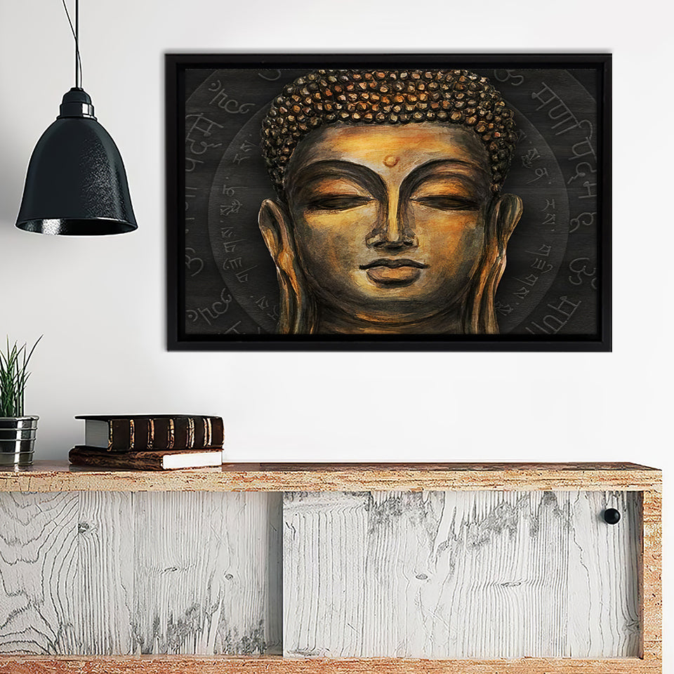 Traditional Buddha Framed Canvas Prints - Painting Canvas, Framed Art, Canvas Art, Prints for Sale, Wall Art, Wall Decor
