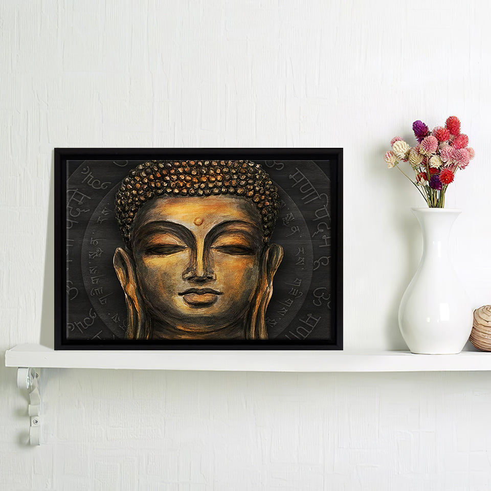 Traditional Buddha Framed Canvas Prints - Painting Canvas, Framed Art, Canvas Art, Prints for Sale, Wall Art, Wall Decor