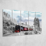 Train Large Locomotive Train Extra Large Canvas Prints Multi Panels B Wall Art Prints Home Decor