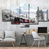 Train Large Locomotive Train Large Canvas Prints Multi Panels Wall Art Prints Home Decor