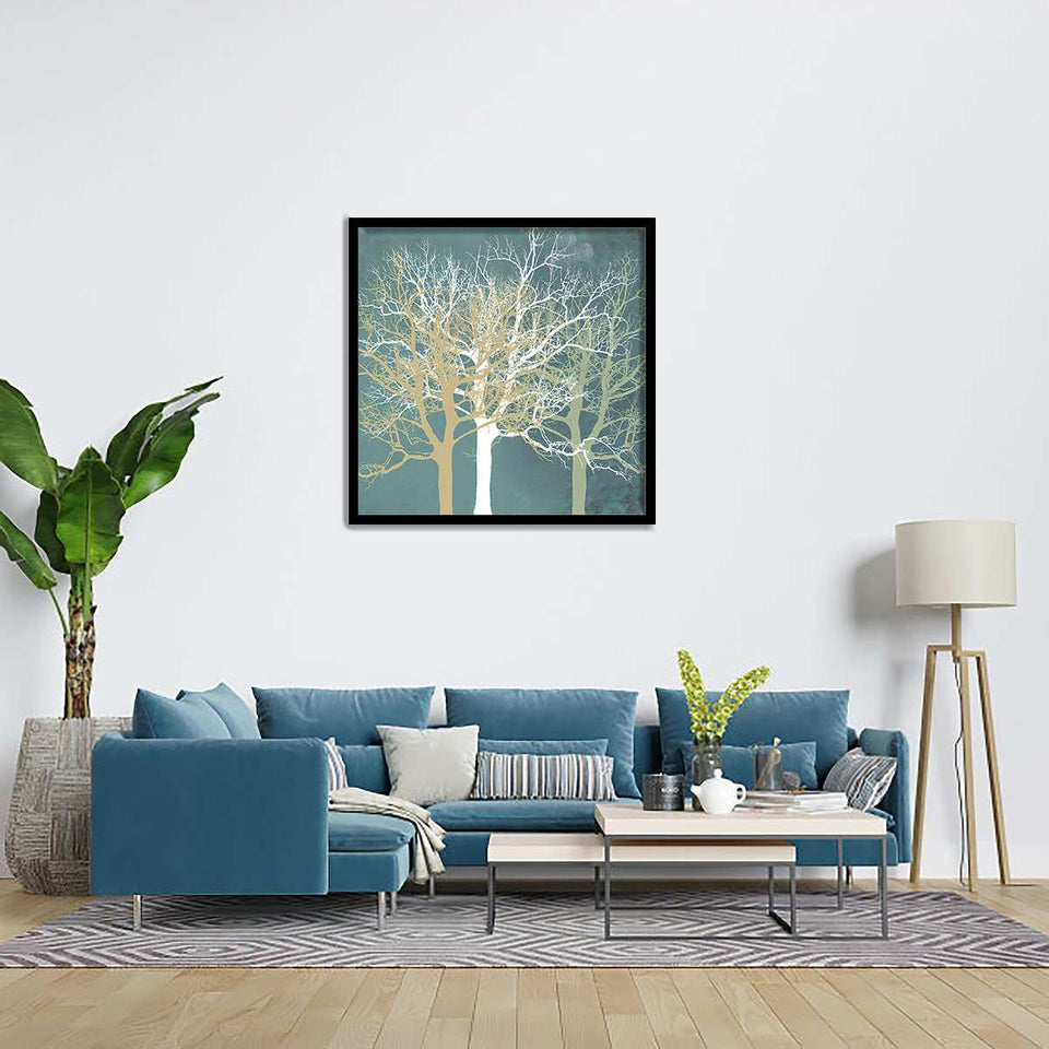 Tranquil Trees-Forest art, Art print, Plexiglass Cover