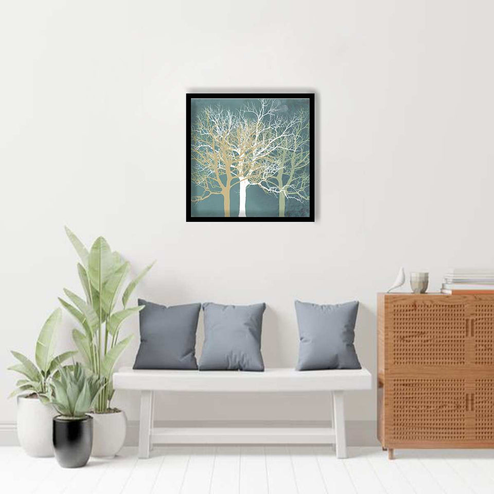 Tranquil Trees-Forest art, Art print, Plexiglass Cover