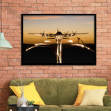 Transport Aircraft War Airplane Framed Art Prints Wall Decor - Painting Art, Framed Picture, Ready to Hang