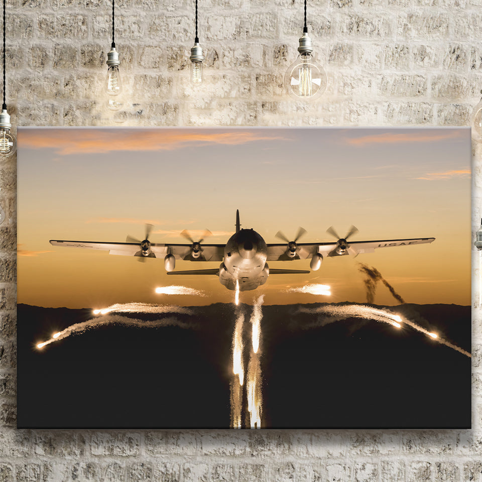 Transport Aircraft War Airplane Canvas Prints Wall Art Decor - Painting Canvas, Art Prints, Ready to Hang
