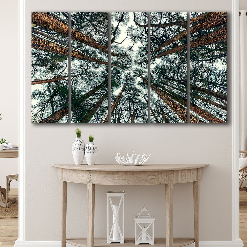 Tree Branch Print Abstract Tree Large Forest Print Extra Large Canvas Prints Multi Panels B Wall Art Prints Home Decor