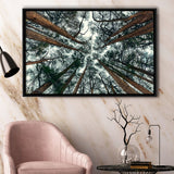 Tree Branch Abstract Tree Large Forest Framed Canvas Prints Wall Art Home Decor - Painting Canvas, Black Frame, Framed Picture