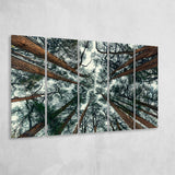 Tree Branch Print Abstract Tree Large Forest Print Extra Large Canvas Prints Multi Panels B Wall Art Prints Home Decor