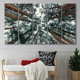 Tree Branch Print Abstract Tree Large Forest Print Extra Large Canvas Prints Multi Panels B Wall Art Prints Home Decor