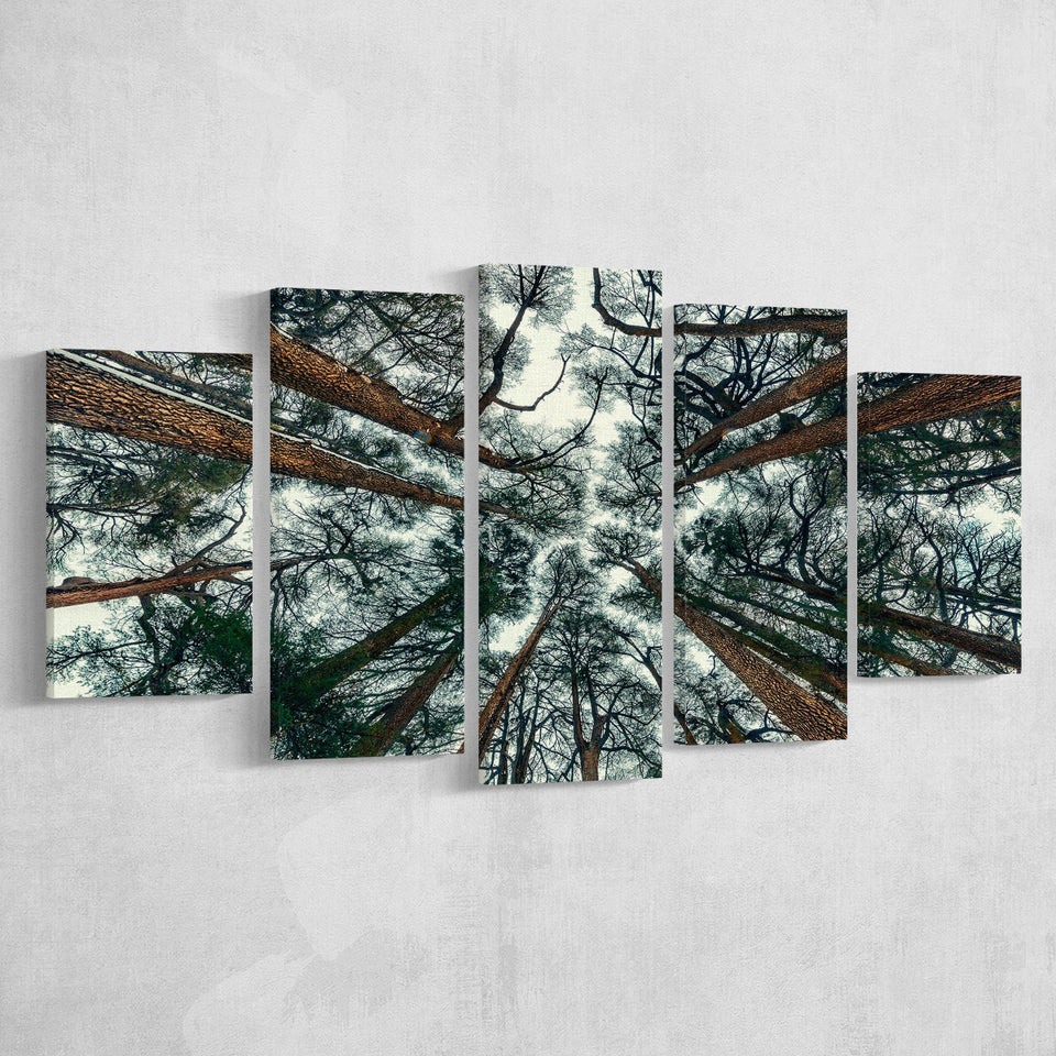 Tree Branch Print Abstract Tree Large Forest Print Large Canvas Prints Multi Panels Wall Art Prints Home Decor