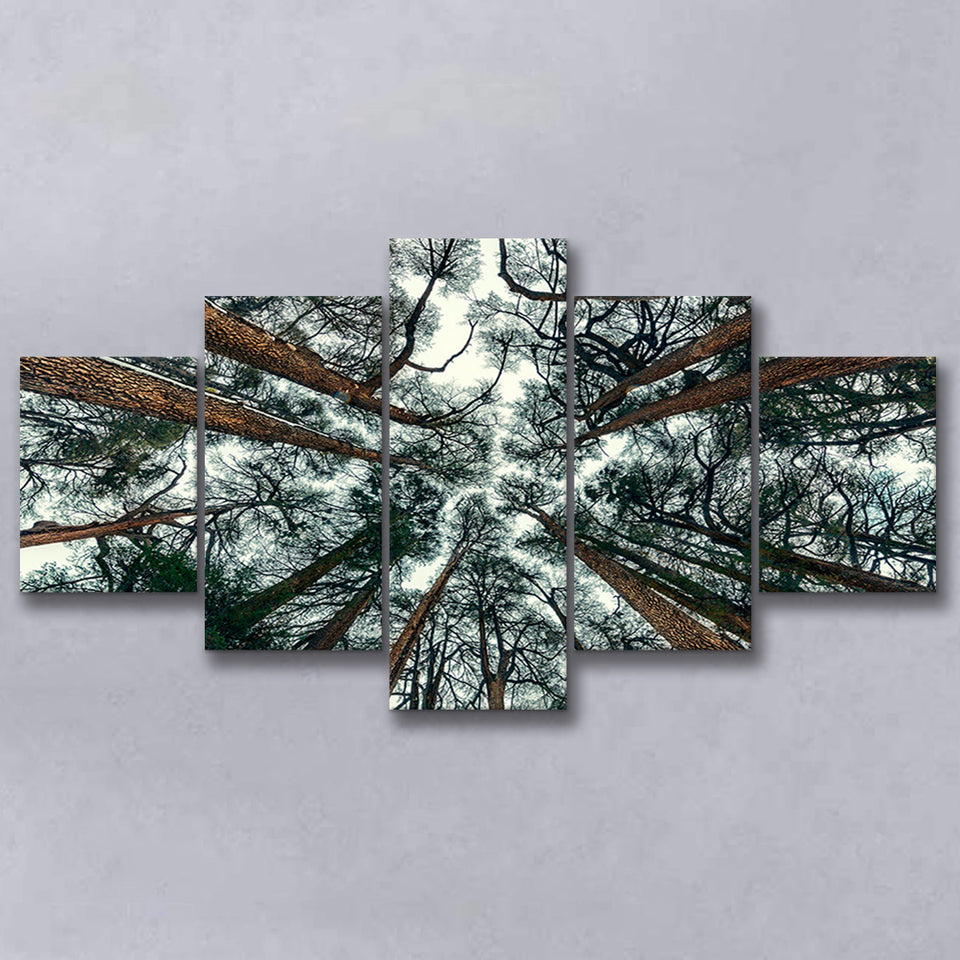 Tree Branch Print Abstract Tree Large Forest Print Large Canvas Prints Multi Panels Wall Art Prints Home Decor