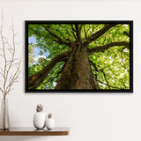 Tree Branch Tree Tree Branch Framed Canvas Prints Wall Art Home Decor - Painting Canvas, Black Frame, Framed Picture