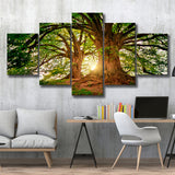 Tree Canvas Forest Nature Large Canvas Prints Multi Panels Wall Art Prints Home Decor