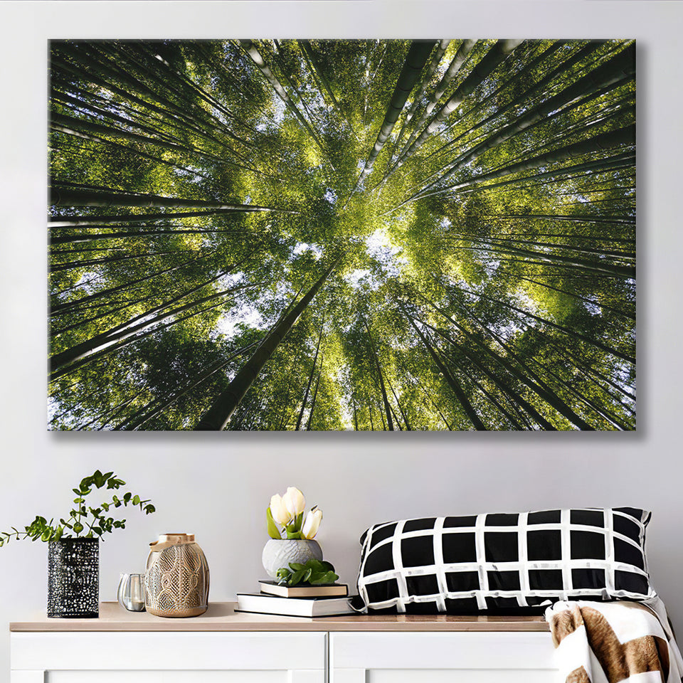 Tree Crowns Canvas Prints Wall Art Decor - Paiting Canvas, Art Prints, Wall Decor, For Sale