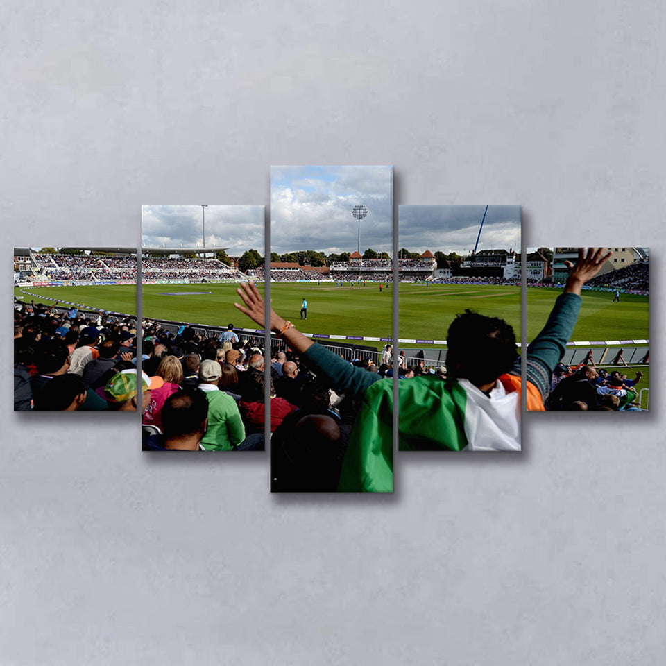 Trent Bridge Cricket Ground, Stadium Canvas, Sport Art, Large Canvas, Multi Panels, Canvas Prints Wall Art Decor