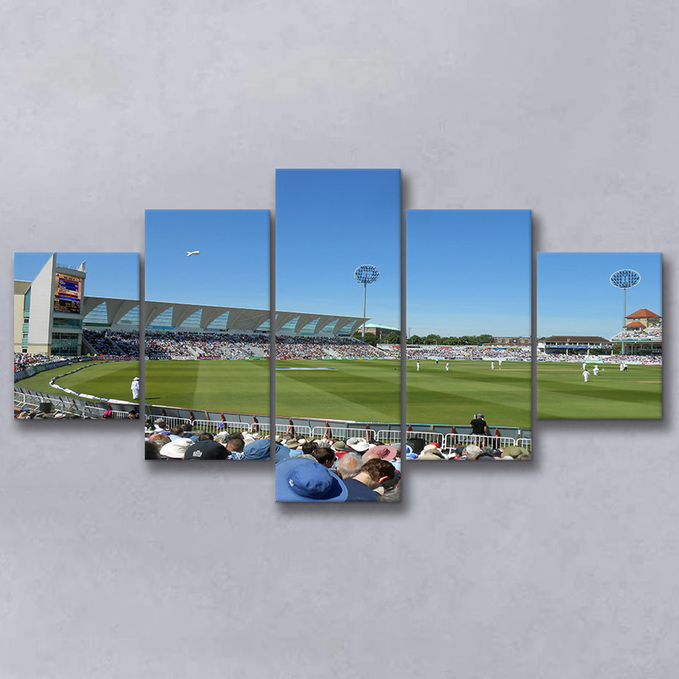 Trent Bridge Cricket Stadium, Stadium Canvas, Sport Art, Large Canvas, Multi Panels, Canvas Prints Wall Art Decor