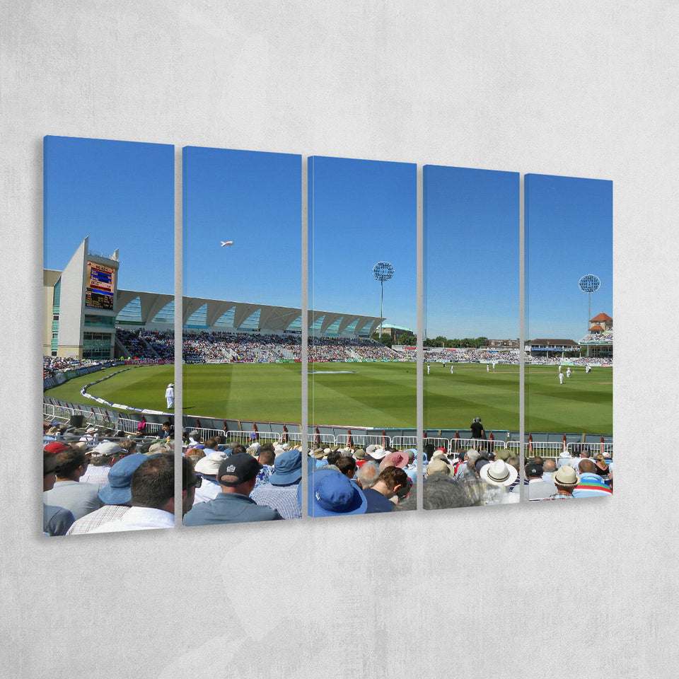 Trent Bridge Cricket Stadium, Stadium Canvas, Sport Art, Gift for him, Multi Panels B, Canvas Prints Wall Art Decor