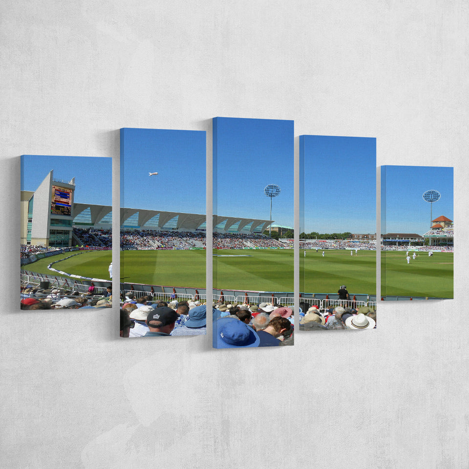Trent Bridge Cricket Stadium, Stadium Canvas, Sport Art, Large Canvas, Multi Panels, Canvas Prints Wall Art Decor