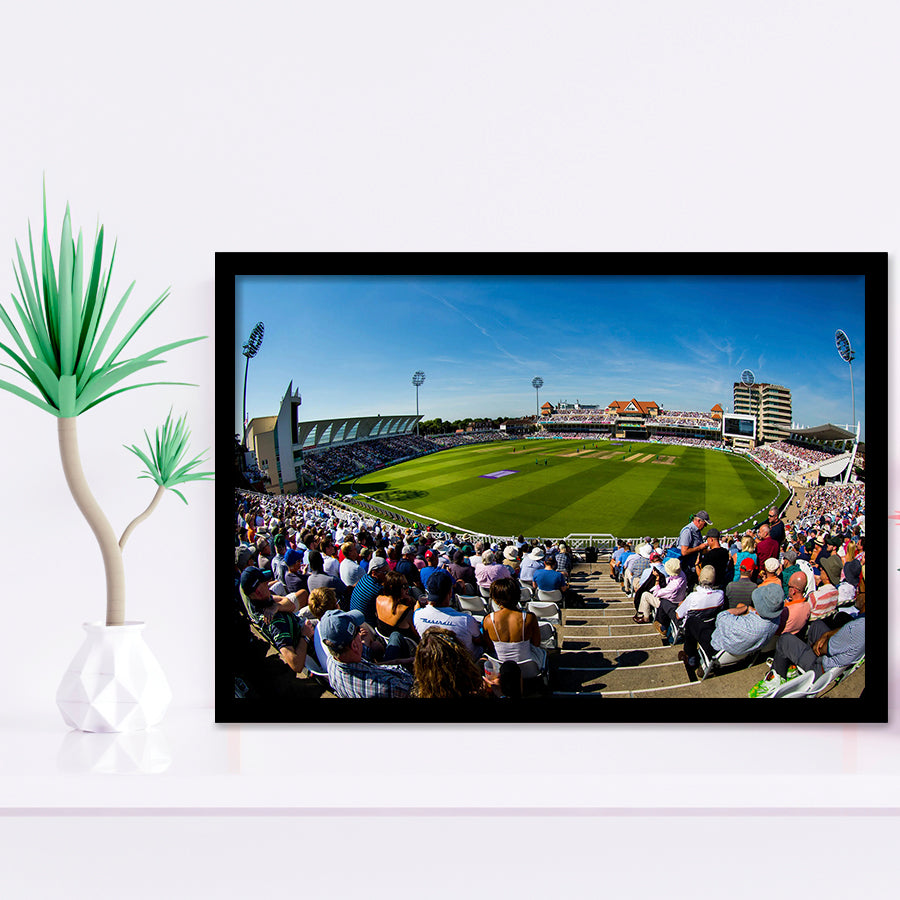 Trent Bridge, Stadium Canvas, Sport Art, Gift for him, Framed Art Prints Wall Art Decor, Framed Picture