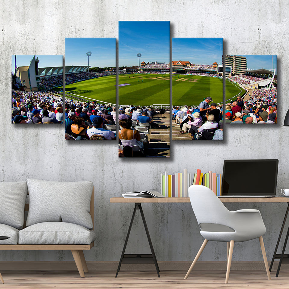 Trent Bridge, Stadium Canvas, Sport Art, Large Canvas, Multi Panels, Canvas Prints Wall Art Decor