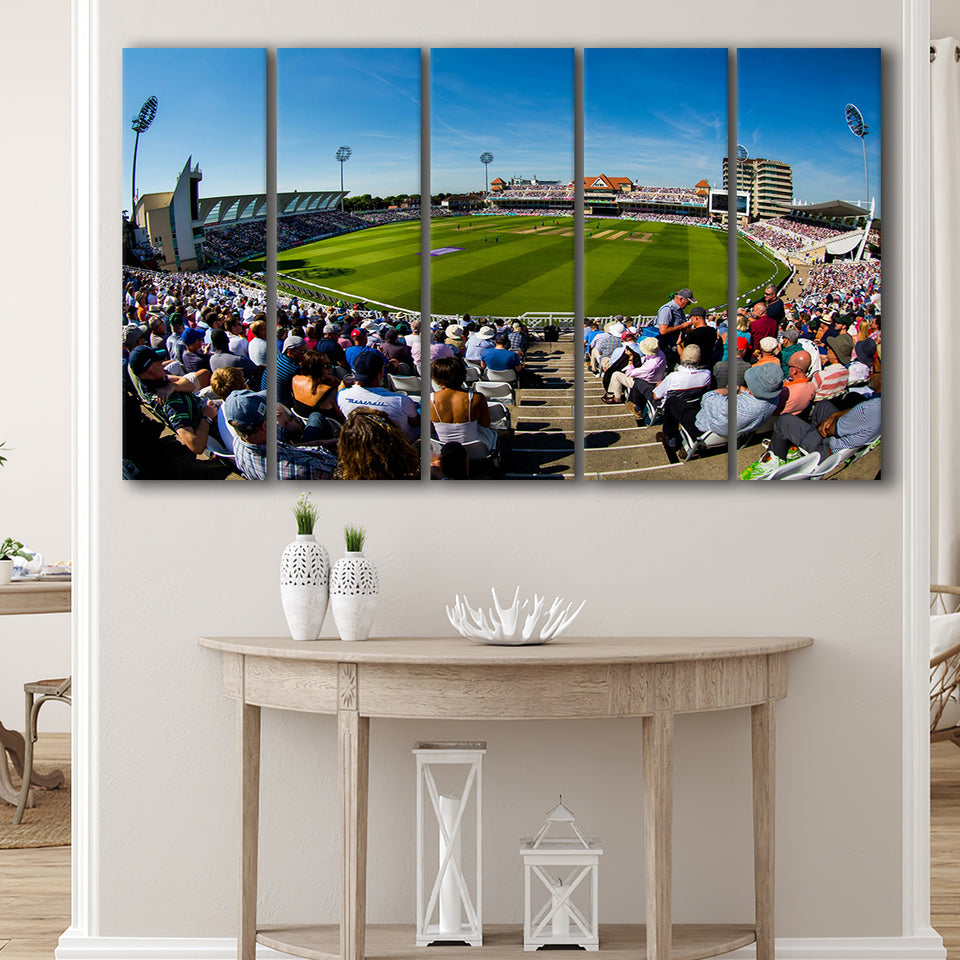 Trent Bridge, Stadium Canvas, Sport Art, Gift for him, Multi Panels B, Canvas Prints Wall Art Decor