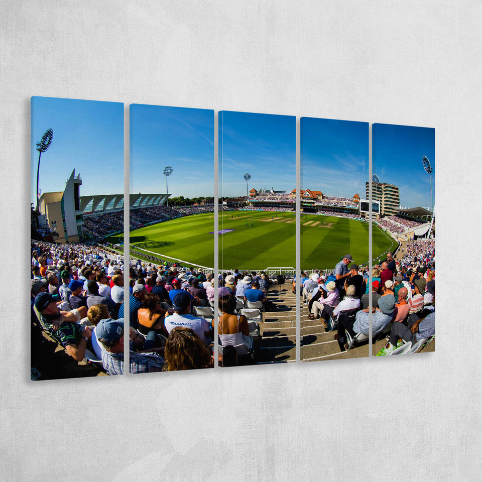 Trent Bridge, Stadium Canvas, Sport Art, Gift for him, Multi Panels B, Canvas Prints Wall Art Decor
