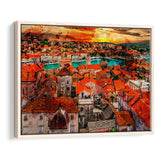 Trogir, Trogir Painting, Trogir Wall Art, Framed Canvas Prints Wall Art Home Decor,Floating Frame, Ready to Hang