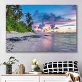Tropical Beach, Tropical Wall Decor Canvas Prints Wall Art Home Decor - Painting Canvas, Ready to hang