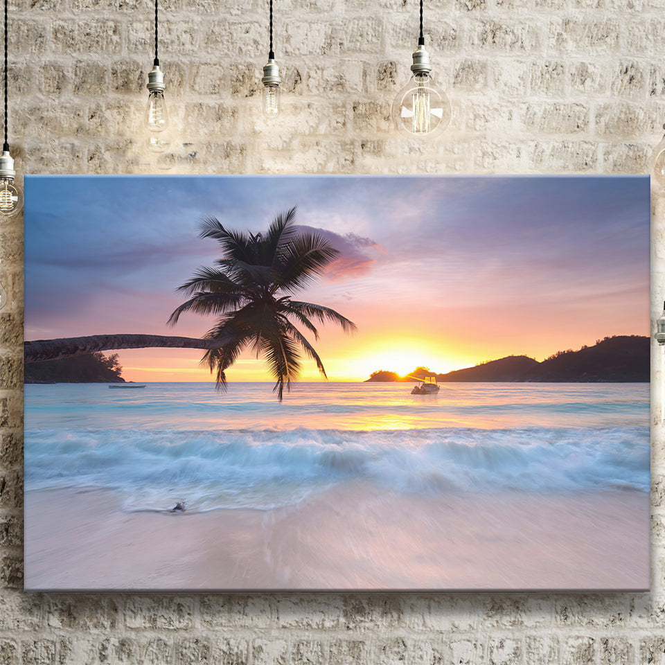 Tropical Sunset Canvas Prints Wall Art - Painting Canvas, Art Prints, Wall Decor, Home Decor, Prints for Sale