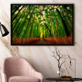Tropical Tree Framed Canvas Prints Wall Art Decor, Framed Picture, Floating Frame
