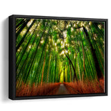 Tropical Tree Framed Canvas Prints Wall Art Decor, Framed Picture, Floating Frame