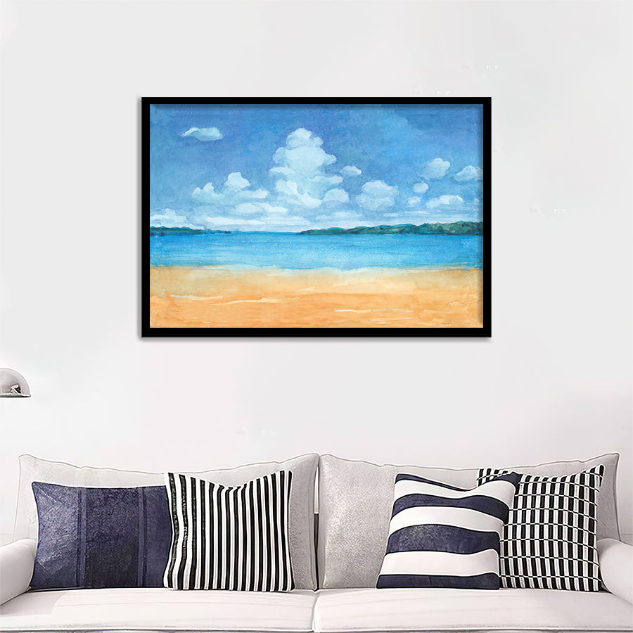 Tropical Beach Framed Wall Art - Framed Prints, Art Prints, Print for Sale, Painting Prints