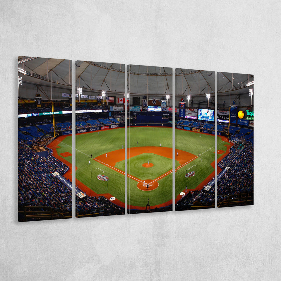 Tropicana Field, Stadium Canvas, Sport Art, Gift for him, Multi Panels B, Canvas Prints Wall Art Decor