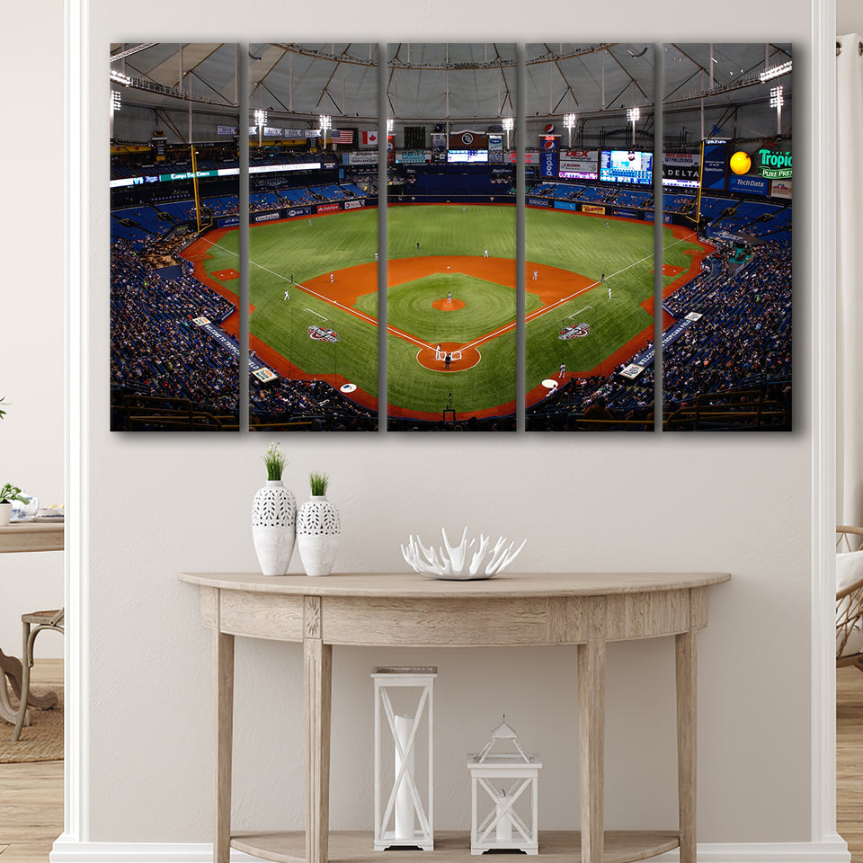 Tropicana Field, Stadium Canvas, Sport Art, Gift for him, Multi Panels B, Canvas Prints Wall Art Decor