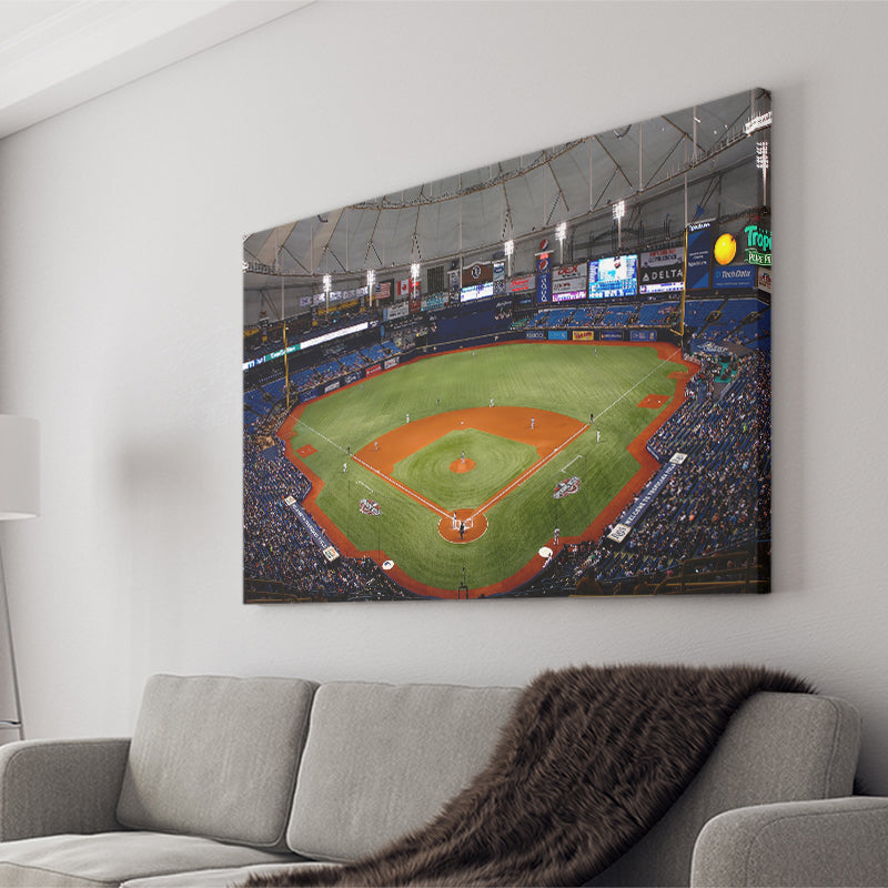 Tropicana Field, Stadium Canvas, Sport Art, Gift for him, Fan Gift, Canvas Prints Wall Art Decor