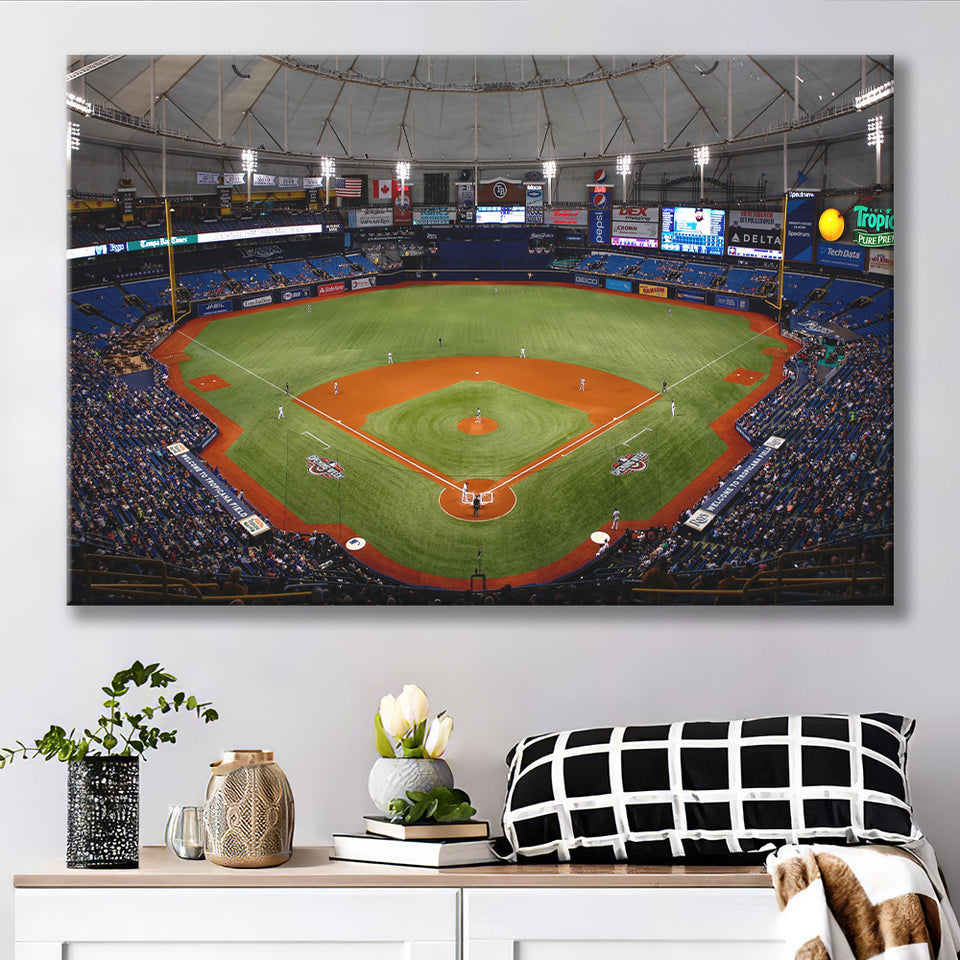 Tropicana Field, Stadium Canvas, Sport Art, Gift for him, Fan Gift, Canvas Prints Wall Art Decor