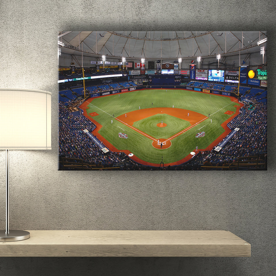 Tropicana Field, Stadium Canvas, Sport Art, Gift for him, Fan Gift, Canvas Prints Wall Art Decor