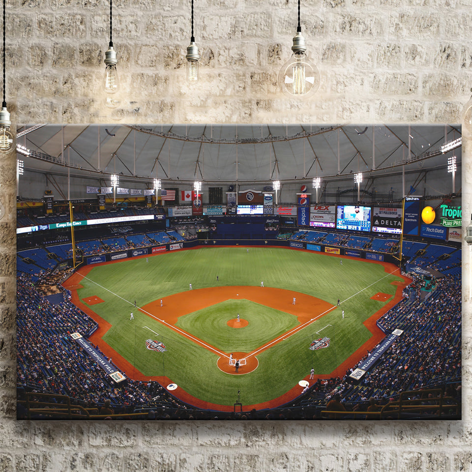 Tropicana Field, Stadium Canvas, Sport Art, Gift for him, Fan Gift, Canvas Prints Wall Art Decor