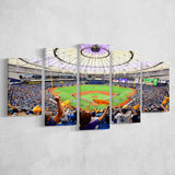 Tropicana Field Stadium, Stadium Canvas, Sport Art, Large Canvas, Multi Panels, Canvas Prints Wall Art Decor