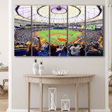 Tropicana Field Stadium, Stadium Canvas, Sport Art, Gift for him, Multi Panels B, Canvas Prints Wall Art Decor