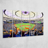 Tropicana Field Stadium, Stadium Canvas, Sport Art, Gift for him, Multi Panels B, Canvas Prints Wall Art Decor