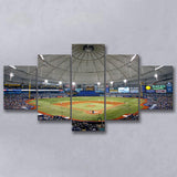 Tropicana Field in Florida, Stadium Canvas, Sport Art, Large Canvas, Multi Panels, Canvas Prints Wall Art Decor