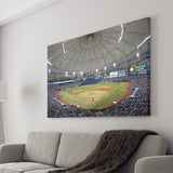Tropicana Field in Florida, Stadium Canvas, Sport Art, Gift for him, Fan Gift, Canvas Prints Wall Art Decor